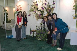 08年上海国际插花艺术展——学员实习机会1
